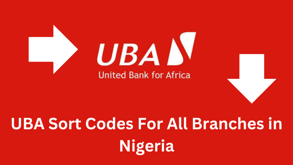 List of UBA Sort Codes For All Branches in Nigeria